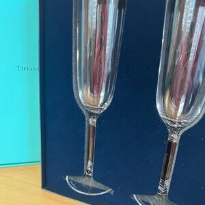 Tiffany & Co. Crystal Windham Champagne Flutes